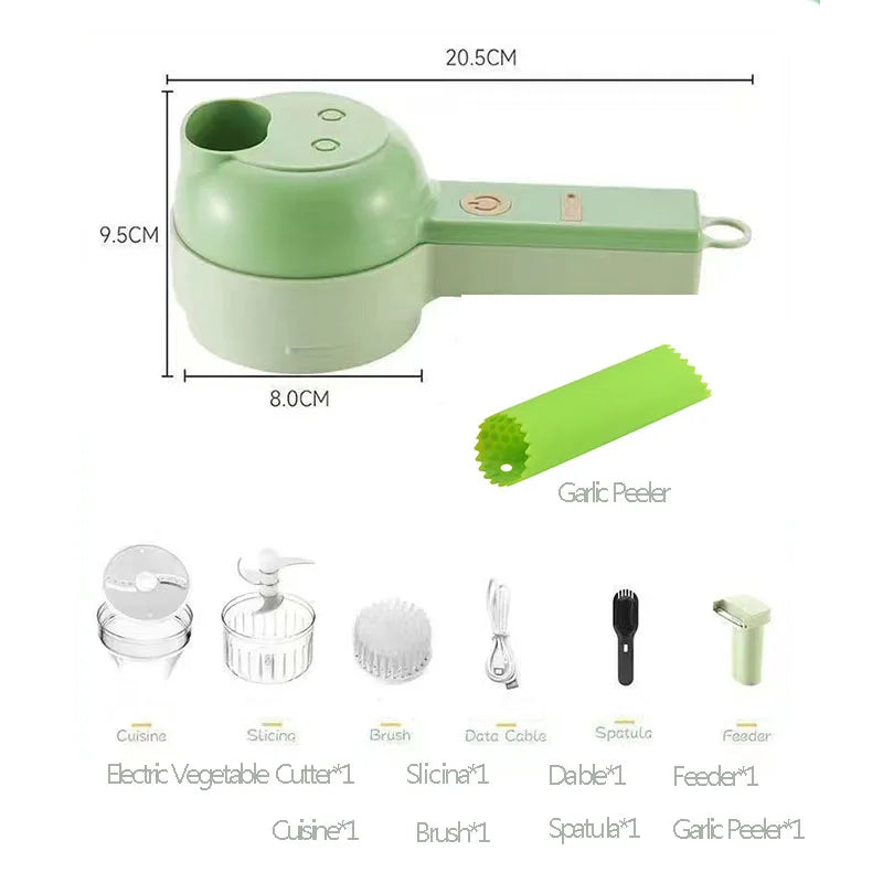 Kitchsculpt - 4-in-1 Electric Vegetable Cutter